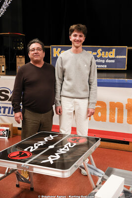 Fabien BLANC, Gianni LASSERRE — 17/01/2026 : Remise des Prix 2025 de la Ligue de Karting Nouvelle Aquitaine Sud (photos Stéphane Agnus) 2026 — karting