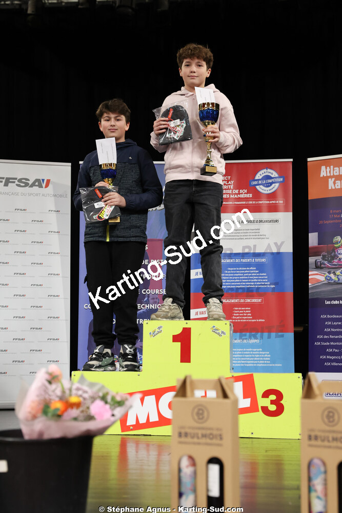 Johan VESQUE MONTAGNAN, Liam BERDINEL — 17/01/2026 : Remise des Prix 2025 de la Ligue de Karting Nouvelle Aquitaine Sud (photos Stéphane Agnus) 2026 — karting