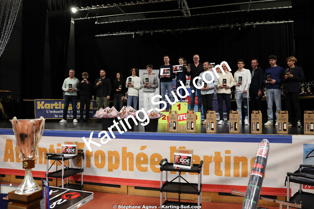 Enzo BELICOT, Patrick BROVIA, Tylan FERNANDES et 1 autre — 17/01/2026 : Remise des Prix 2025 de la Ligue de Karting Nouvelle Aquitaine Sud (photos Stéphane Agnus) 2026 — karting