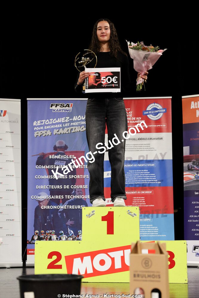 Alix CHANTHAPHASOUK — 17/01/2026 : Remise des Prix 2025 de la Ligue de Karting Nouvelle Aquitaine Sud (photos Stéphane Agnus) 2026 — karting