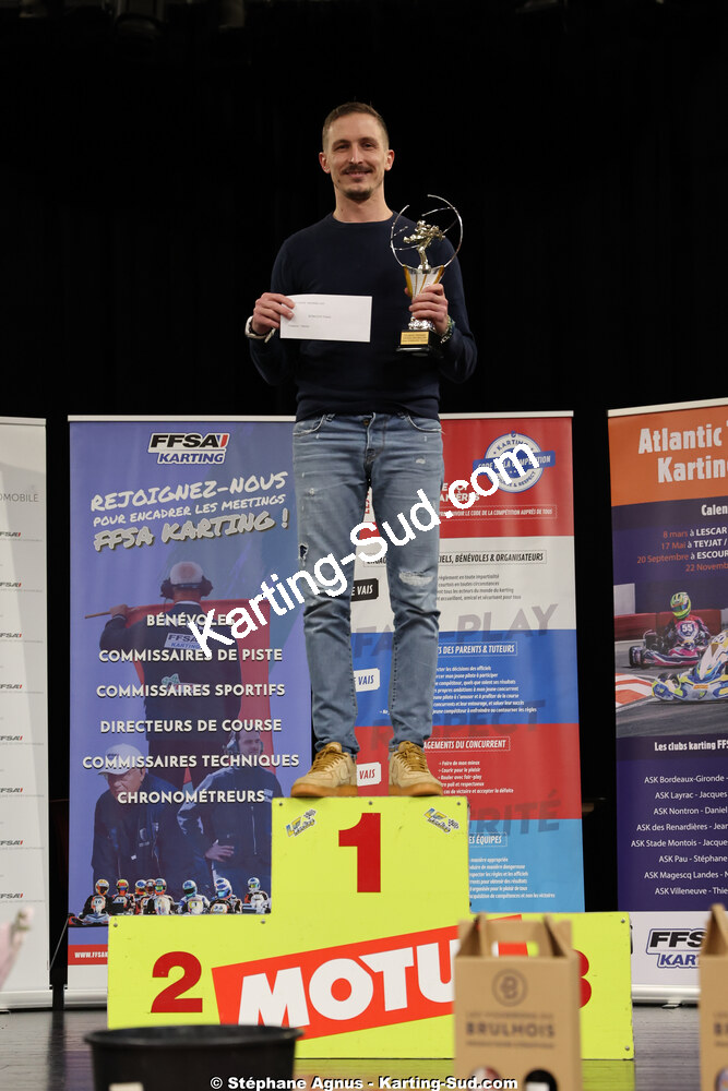 Trystan ROMANZIN — 17/01/2026 : Remise des Prix 2025 de la Ligue de Karting Nouvelle Aquitaine Sud (photos Stéphane Agnus) 2026 — karting