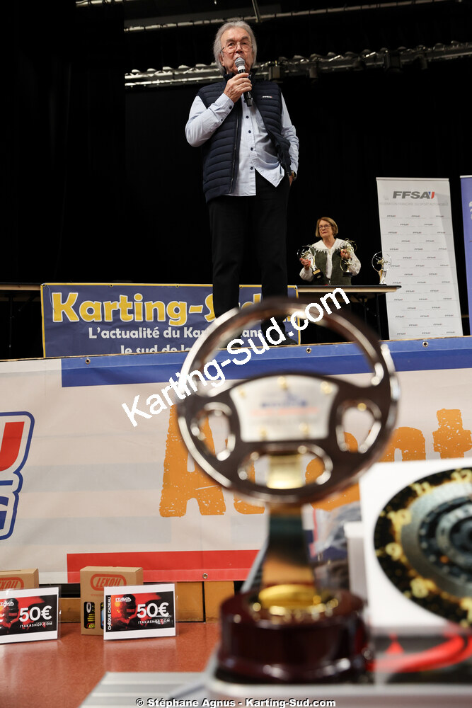 Odette DEJUNIAT, Yves BLANC — 17/01/2026 : Remise des Prix 2025 de la Ligue de Karting Nouvelle Aquitaine Sud (photos Stéphane Agnus) 2026 — karting