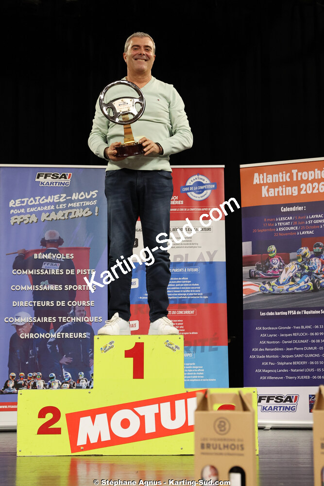 Patrick BROVIA — 17/01/2026 : Remise des Prix 2025 de la Ligue de Karting Nouvelle Aquitaine Sud (photos Stéphane Agnus) 2026 — karting