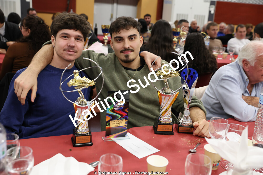 Alexandre RONCERO, Victor BENARD — 17/01/2026 : Remise des Prix 2025 de la Ligue de Karting Nouvelle Aquitaine Sud (photos Stéphane Agnus) 2026 — karting