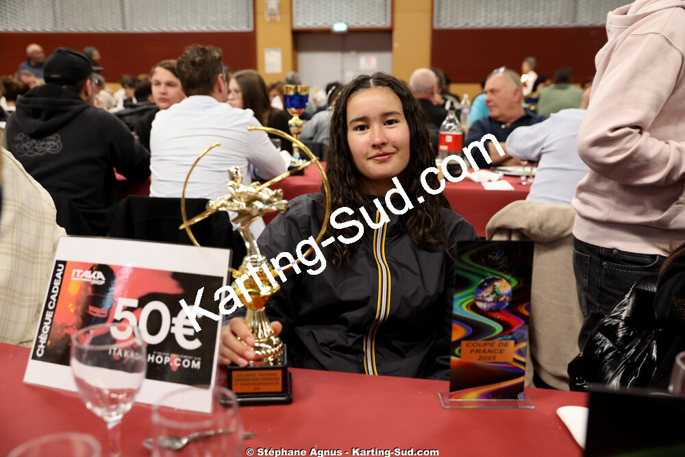 Alix CHANTHAPHASOUK — 17/01/2026 : Remise des Prix 2025 de la Ligue de Karting Nouvelle Aquitaine Sud (photos Stéphane Agnus) 2026 — karting