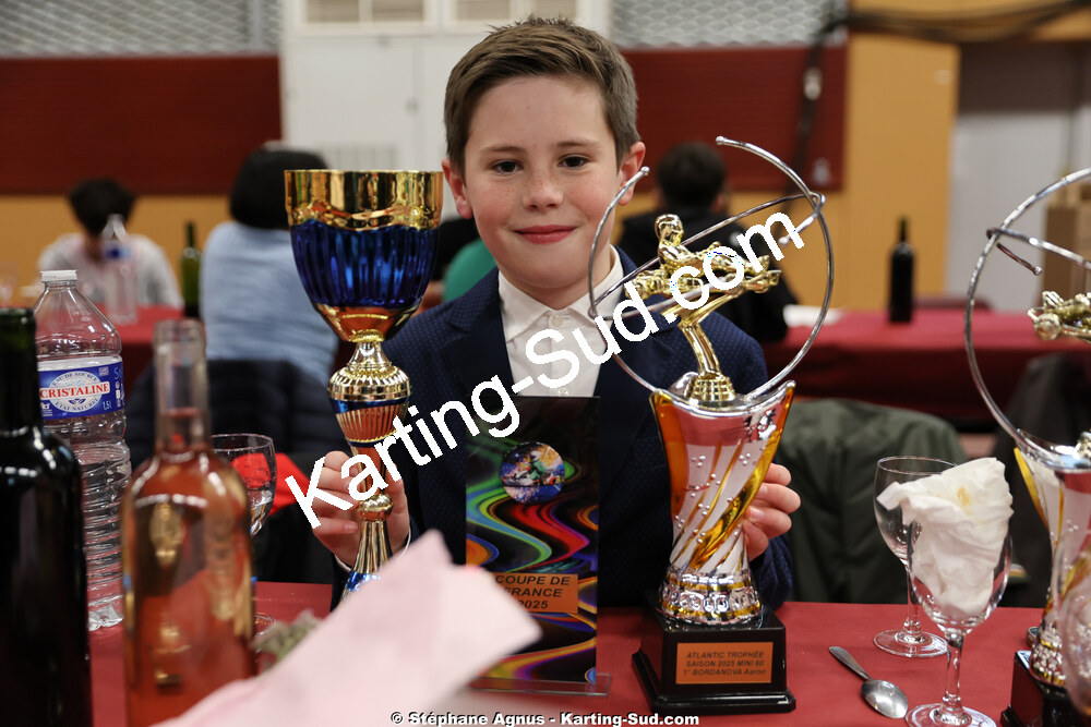 Aaron BORDANOVA — 17/01/2026 : Remise des Prix 2025 de la Ligue de Karting Nouvelle Aquitaine Sud (photos Stéphane Agnus) 2026 — karting