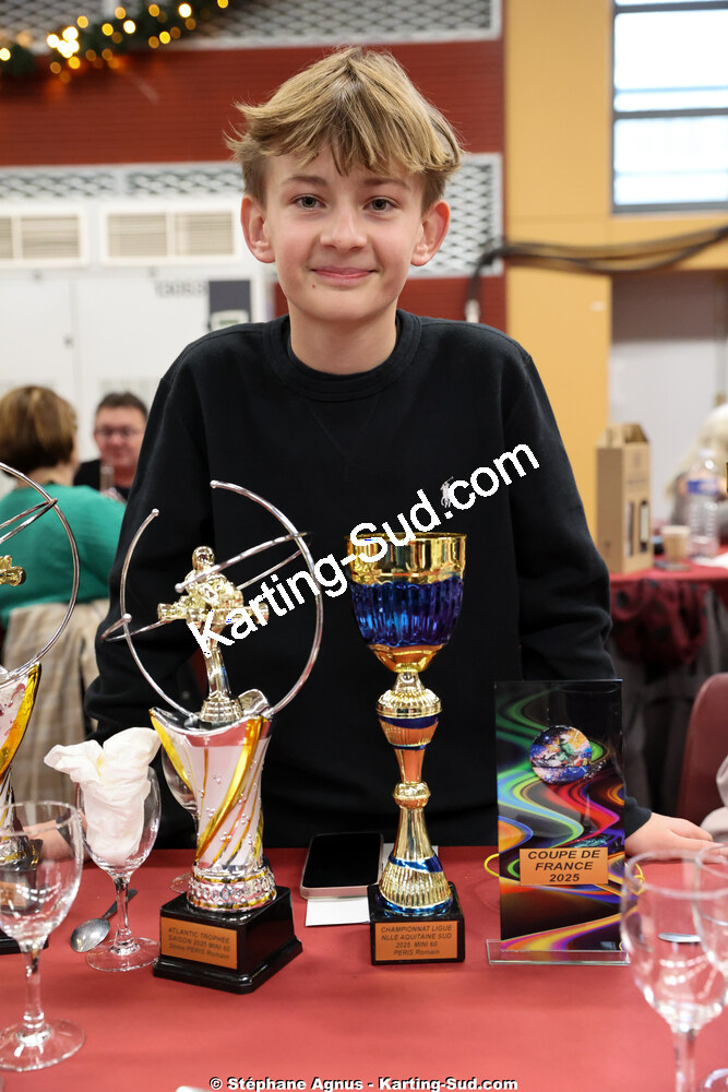Romain PERIS — 17/01/2026 : Remise des Prix 2025 de la Ligue de Karting Nouvelle Aquitaine Sud (photos Stéphane Agnus) 2026 — karting