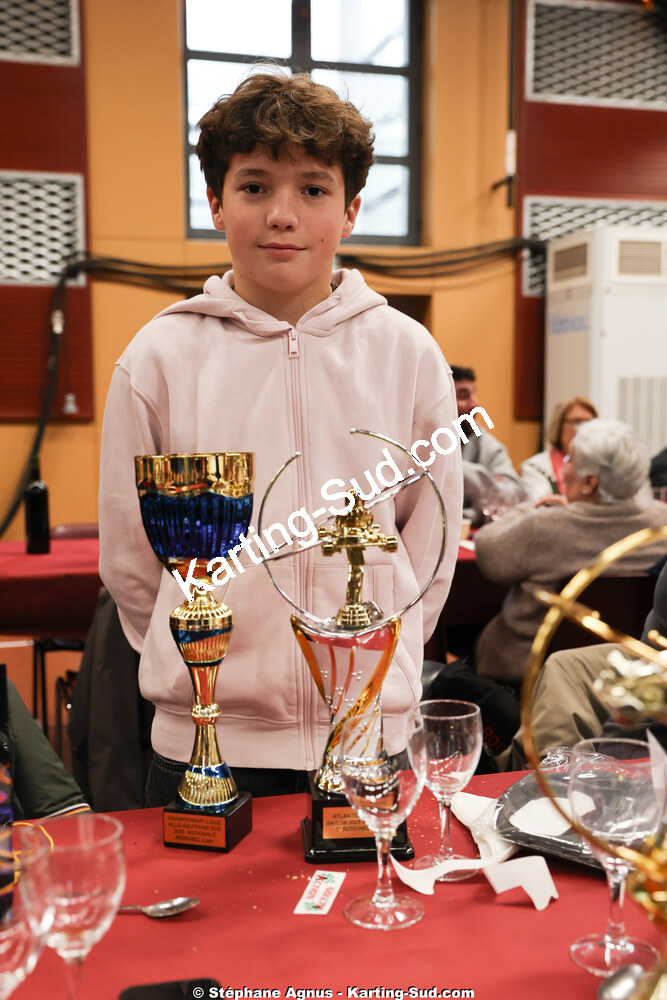 Liam BERDINEL — 17/01/2026 : Remise des Prix 2025 de la Ligue de Karting Nouvelle Aquitaine Sud (photos Stéphane Agnus) 2026 — karting