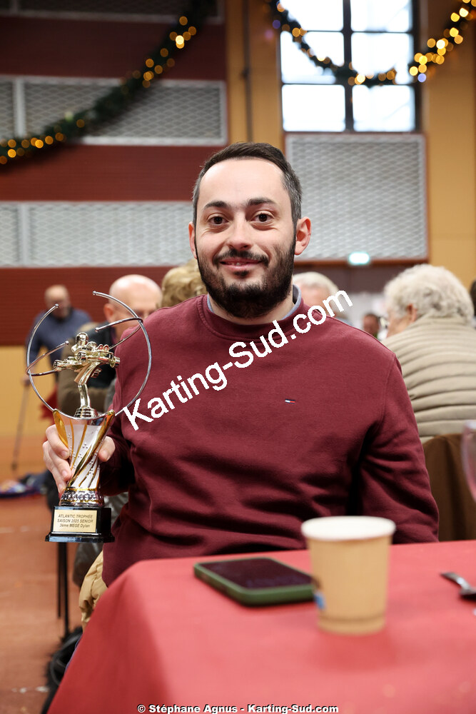 Dylan MEGE — 17/01/2026 : Remise des Prix 2025 de la Ligue de Karting Nouvelle Aquitaine Sud (photos Stéphane Agnus) 2026 — karting