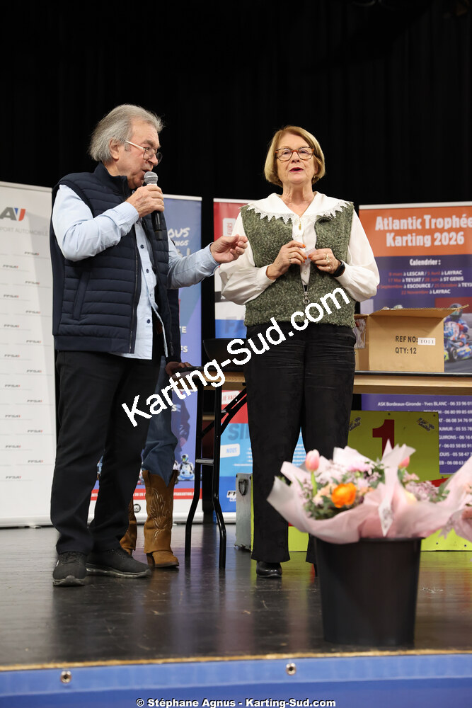 Odette DEJUNIAT — 17/01/2026 : Remise des Prix 2025 de la Ligue de Karting Nouvelle Aquitaine Sud (photos Stéphane Agnus) 2026 — karting