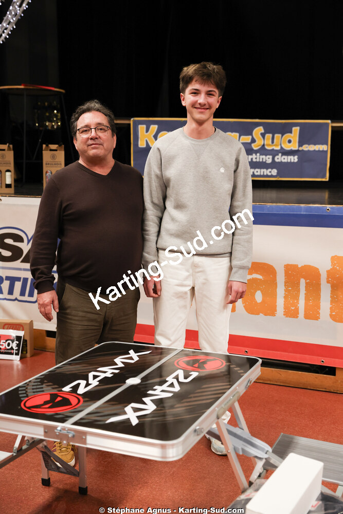 Fabien BLANC, Gianni LASSERRE — 17/01/2026 : Remise des Prix 2025 de la Ligue de Karting Nouvelle Aquitaine Sud (photos Stéphane Agnus) 2026 — karting
