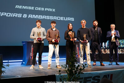 Alexandre MUNOZ, Romain ANDRIOLO — 18/01/2026 : Remise des Trophées 2025 de la Ligue du Sport Automobile Occitanie-Pyrénées (photos Stéphane Agnus) 2026 — karting