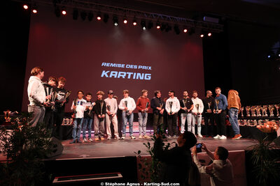 Anthony DELCUROU, Teo POLICAND — 18/01/2026 : Remise des Trophées 2025 de la Ligue du Sport Automobile Occitanie-Pyrénées (photos Stéphane Agnus) 2026 — karting