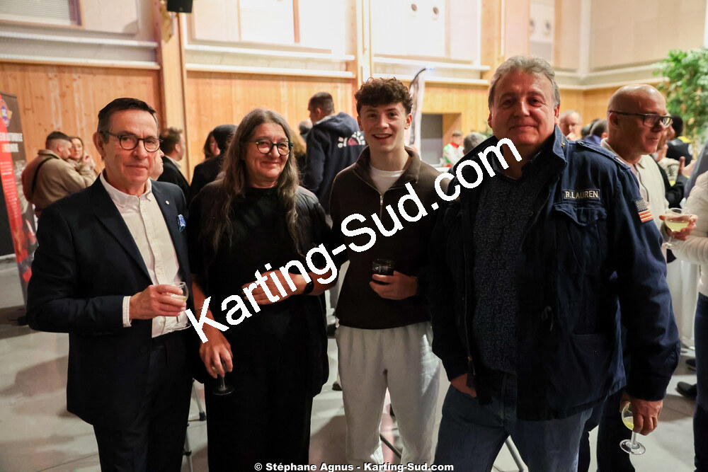 Alexandre MUNOZ, Jean VEYRIES, Olivier CEBE et 1 autre — 18/01/2026 : Remise des Trophées 2025 de la Ligue du Sport Automobile Occitanie-Pyrénées (photos Stéphane Agnus) 2026 — karting