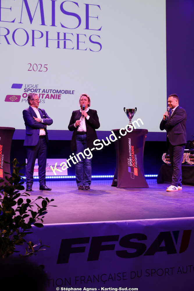 Stéphanie Guiraud-Chaumeil — 18/01/2026 : Remise des Trophées 2025 de la Ligue du Sport Automobile Occitanie-Pyrénées (photos Stéphane Agnus) 2026 — karting