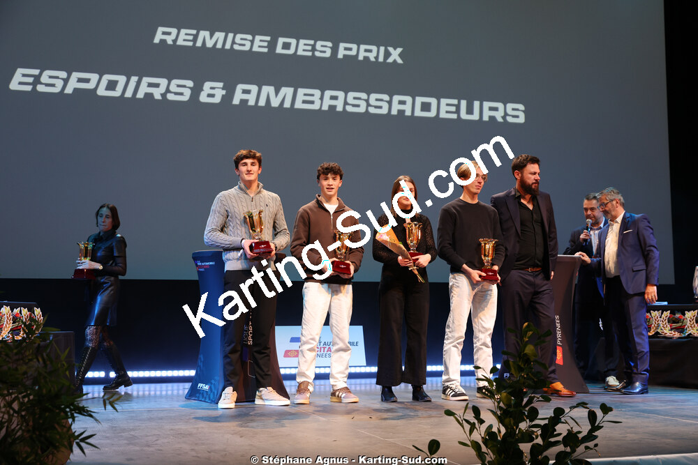 Alexandre MUNOZ, Romain ANDRIOLO — 18/01/2026 : Remise des Trophées 2025 de la Ligue du Sport Automobile Occitanie-Pyrénées (photos Stéphane Agnus) 2026 — karting
