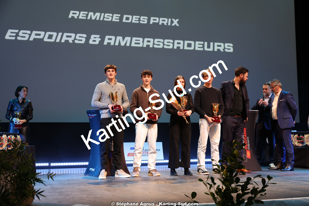 Alexandre MUNOZ, Romain ANDRIOLO — 18/01/2026 : Remise des Trophées 2025 de la Ligue du Sport Automobile Occitanie-Pyrénées (photos Stéphane Agnus) 2026 — karting