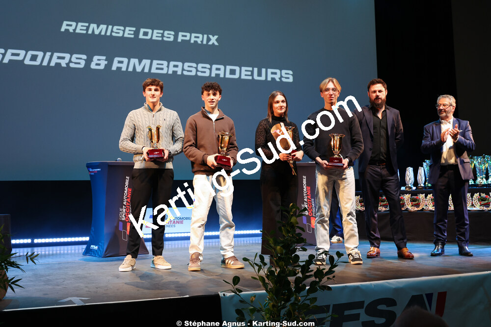 Alexandre MUNOZ, Romain ANDRIOLO — 18/01/2026 : Remise des Trophées 2025 de la Ligue du Sport Automobile Occitanie-Pyrénées (photos Stéphane Agnus) 2026 — karting