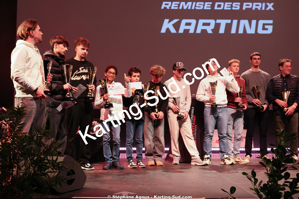 Andy DIAZ, Camille DELFAU — 18/01/2026 : Remise des Trophées 2025 de la Ligue du Sport Automobile Occitanie-Pyrénées (photos Stéphane Agnus) 2026 — karting