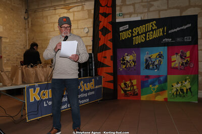 Michel FEVRES — 31/01/2026 : Remise des Prix 2025 du Trophée Ufolep Kart Nouvelle Aquitaine (photos Stéphane Agnus) 2026 — karting