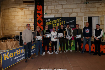 Jonathan JUTEAU, Michel FEVRES — 31/01/2026 : Remise des Prix 2025 du Trophée Ufolep Kart Nouvelle Aquitaine (photos Stéphane Agnus) 2026 — karting