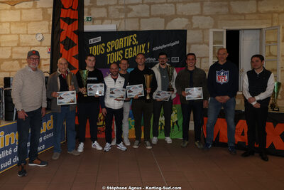 Jonathan JUTEAU, Michel FEVRES — 31/01/2026 : Remise des Prix 2025 du Trophée Ufolep Kart Nouvelle Aquitaine (photos Stéphane Agnus) 2026 — karting