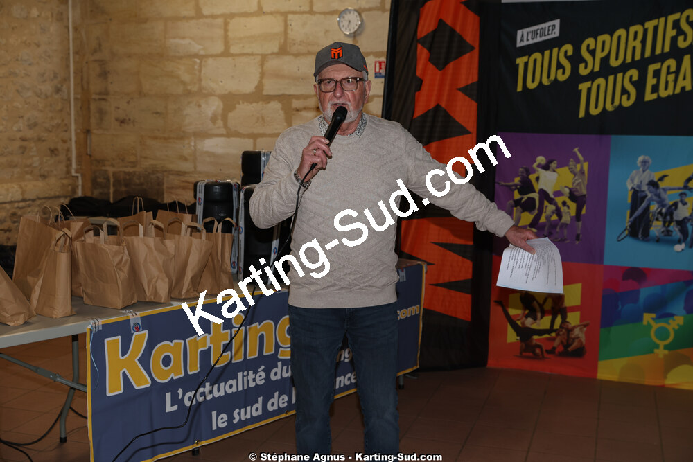 Michel FEVRES — 31/01/2026 : Remise des Prix 2025 du Trophée Ufolep Kart Nouvelle Aquitaine (photos Stéphane Agnus) 2026 — karting