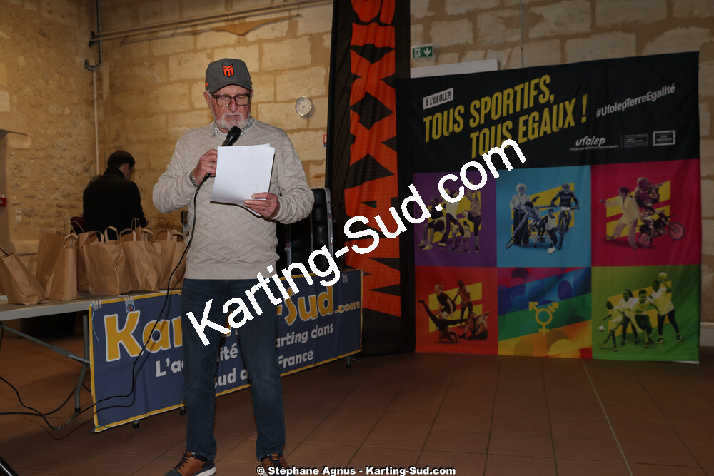 Michel FEVRES — 31/01/2026 : Remise des Prix 2025 du Trophée Ufolep Kart Nouvelle Aquitaine (photos Stéphane Agnus) 2026 — karting