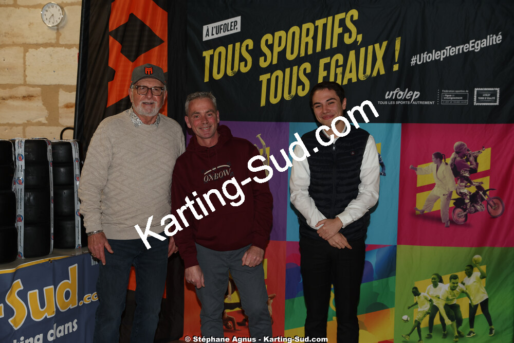 Jonathan JUTEAU, Michel FEVRES — 31/01/2026 : Remise des Prix 2025 du Trophée Ufolep Kart Nouvelle Aquitaine (photos Stéphane Agnus) 2026 — karting