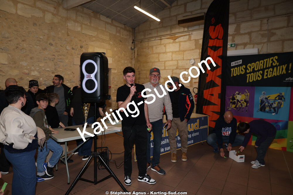 Michel FEVRES — 31/01/2026 : Remise des Prix 2025 du Trophée Ufolep Kart Nouvelle Aquitaine (photos Stéphane Agnus) 2026 — karting