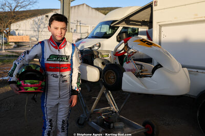 Nathan TAPIA — 15/02/2026 : Trophée Gangeois 2026 au circuit Fun Kart Brissac (photos Stéphane Agnus) 2026 — karting