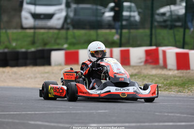 Cléa BOURACHOT — 15/02/2026 : Trophée Gangeois 2026 au circuit Fun Kart Brissac (photos Stéphane Agnus) 2026 — karting
