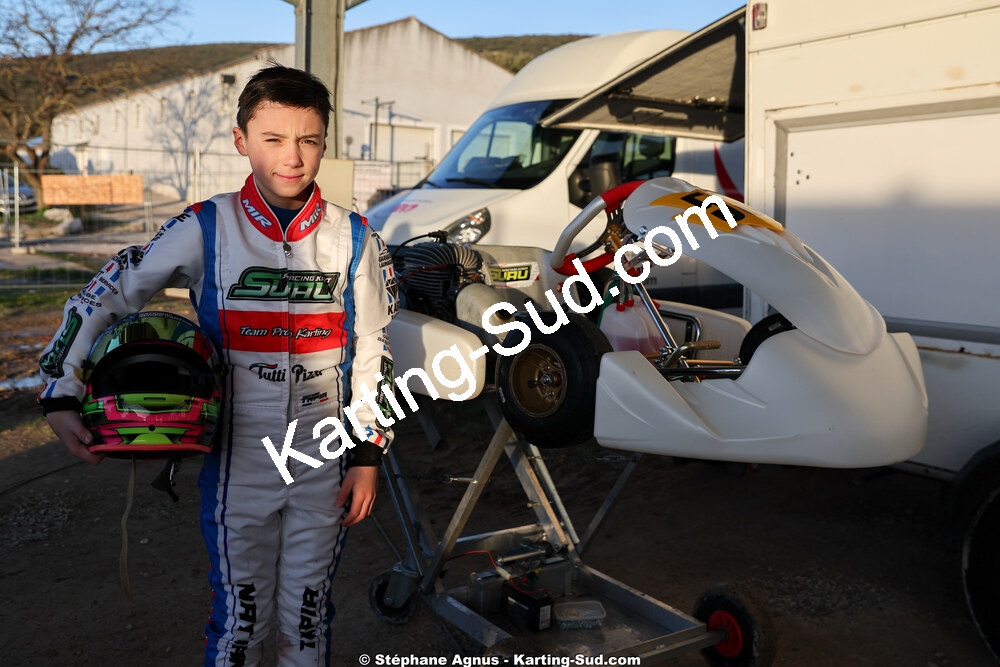 Nathan TAPIA — 15/02/2026 : Trophée Gangeois 2026 au circuit Fun Kart Brissac (photos Stéphane Agnus) 2026 — karting