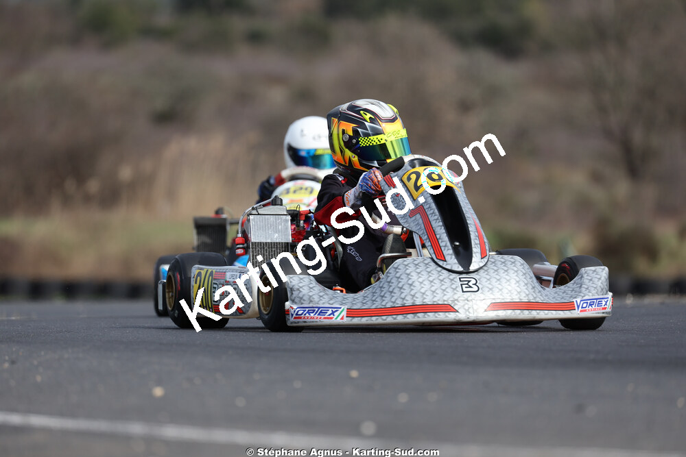 Romain LOPEZ — 15/02/2026 : Trophée Gangeois 2026 au circuit Fun Kart Brissac (photos Stéphane Agnus) 2026 — karting