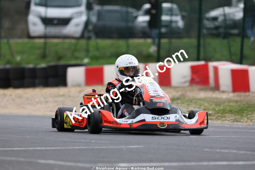 Cléa BOURACHOT — 15/02/2026 : Trophée Gangeois 2026 au circuit Fun Kart Brissac (photos Stéphane Agnus) 2026 — karting