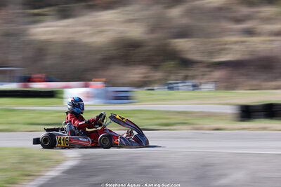 Nationale — 28/02 & 01/03/2026 : 1ère manche du Championnat du Sud 2026 à Aigues-Vives (photos Stéphane Agnus) 2026 — karting