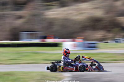 Arthur BENOIT — 28/02 & 01/03/2026 : 1ère manche du Championnat du Sud 2026 à Aigues-Vives (photos Stéphane Agnus) 2026 — karting