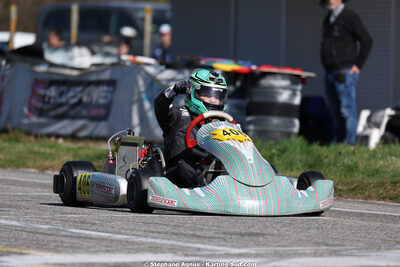 Liam BERDINEL — 28/02 & 01/03/2026 : 1ère manche du Championnat du Sud 2026 à Aigues-Vives (photos Stéphane Agnus) 2026 — karting