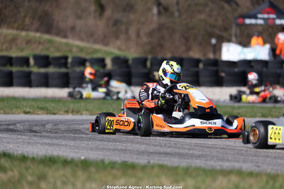 Steven SERVANT — 28/02 & 01/03/2026 : 1ère manche du Championnat du Sud 2026 à Aigues-Vives (photos Stéphane Agnus) 2026 — karting