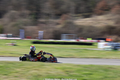 Vincent CASTROVILLARI — 28/02 & 01/03/2026 : 1ère manche du Championnat du Sud 2026 à Aigues-Vives (photos Stéphane Agnus) 2026 — karting