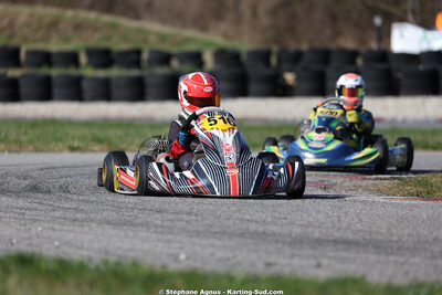 Romeo POINSOT — 28/02 & 01/03/2026 : 1ère manche du Championnat du Sud 2026 à Aigues-Vives (photos Stéphane Agnus) 2026 — karting