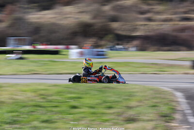 Owen FRONTIER — 28/02 & 01/03/2026 : 1ère manche du Championnat du Sud 2026 à Aigues-Vives (photos Stéphane Agnus) 2026 — karting