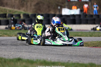 Garry FORTIER — 28/02 & 01/03/2026 : 1ère manche du Championnat du Sud 2026 à Aigues-Vives (photos Stéphane Agnus) 2026 — karting