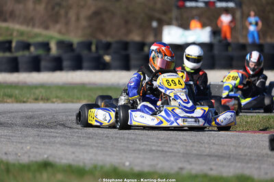 Thomas SUZANNE — 28/02 & 01/03/2026 : 1ère manche du Championnat du Sud 2026 à Aigues-Vives (photos Stéphane Agnus) 2026 — karting