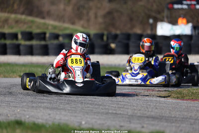 Nicolas GENIN — 28/02 & 01/03/2026 : 1ère manche du Championnat du Sud 2026 à Aigues-Vives (photos Stéphane Agnus) 2026 — karting