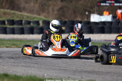 Adrien ABRIC — 28/02 & 01/03/2026 : 1ère manche du Championnat du Sud 2026 à Aigues-Vives (photos Stéphane Agnus) 2026 — karting