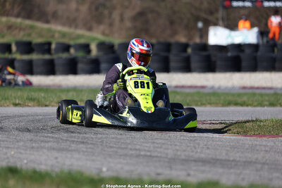 Gwenael ROSSIGNOL — 28/02 & 01/03/2026 : 1ère manche du Championnat du Sud 2026 à Aigues-Vives (photos Stéphane Agnus) 2026 — karting