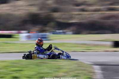 Thomas SUZANNE — 28/02 & 01/03/2026 : 1ère manche du Championnat du Sud 2026 à Aigues-Vives (photos Stéphane Agnus) 2026 — karting