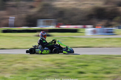 Gwenael ROSSIGNOL — 28/02 & 01/03/2026 : 1ère manche du Championnat du Sud 2026 à Aigues-Vives (photos Stéphane Agnus) 2026 — karting