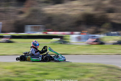 Garry FORTIER — 28/02 & 01/03/2026 : 1ère manche du Championnat du Sud 2026 à Aigues-Vives (photos Stéphane Agnus) 2026 — karting